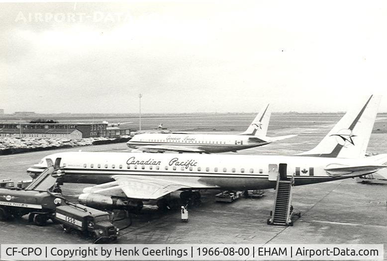 CF-CPO, 1967 Douglas DC-8-63 C/N 45926, Canadian Pacific