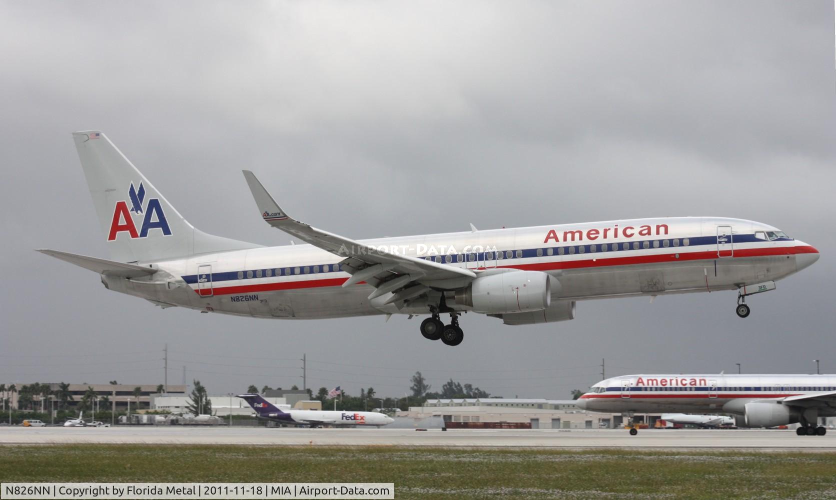 N826NN, 2010 Boeing 737-823 C/N 31089, American 737