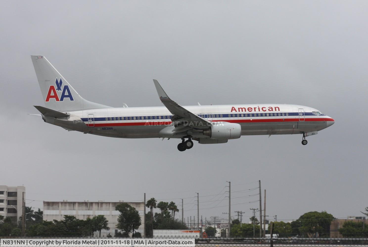 N831NN, 2010 Boeing 737-823 C/N 33211, American 737