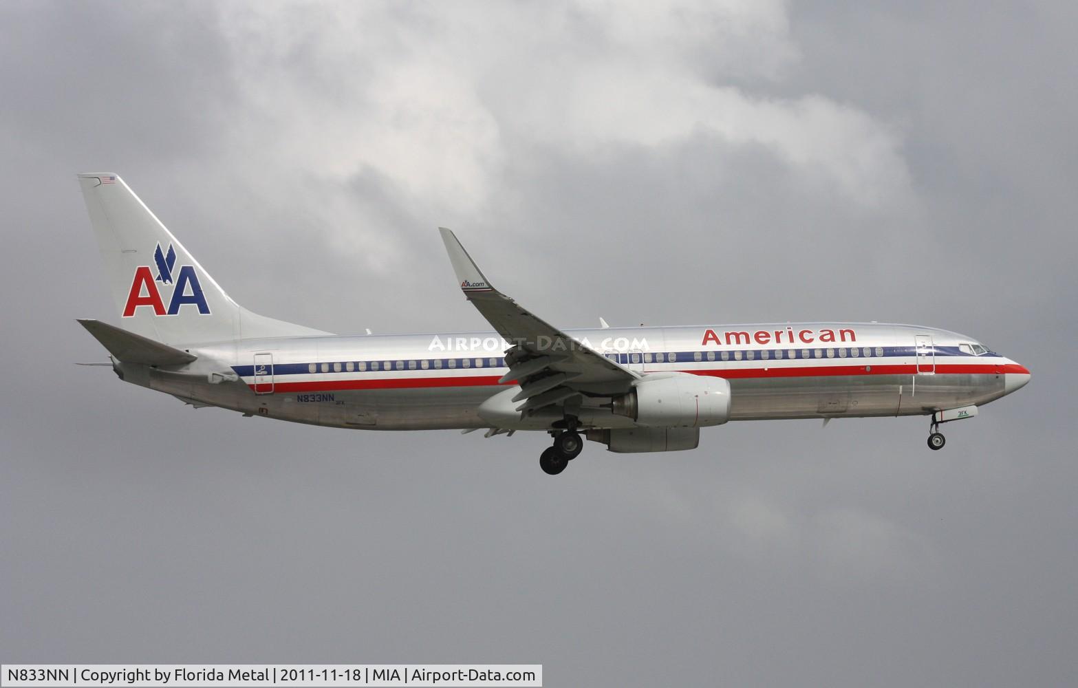 N833NN, 2010 Boeing 737-823 C/N 31093, American 737
