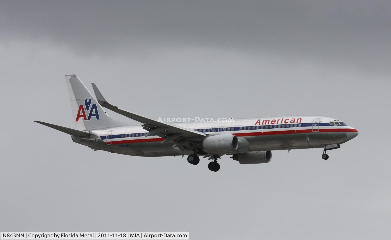 N843NN, 2010 Boeing 737-823 C/N 30906, American 737