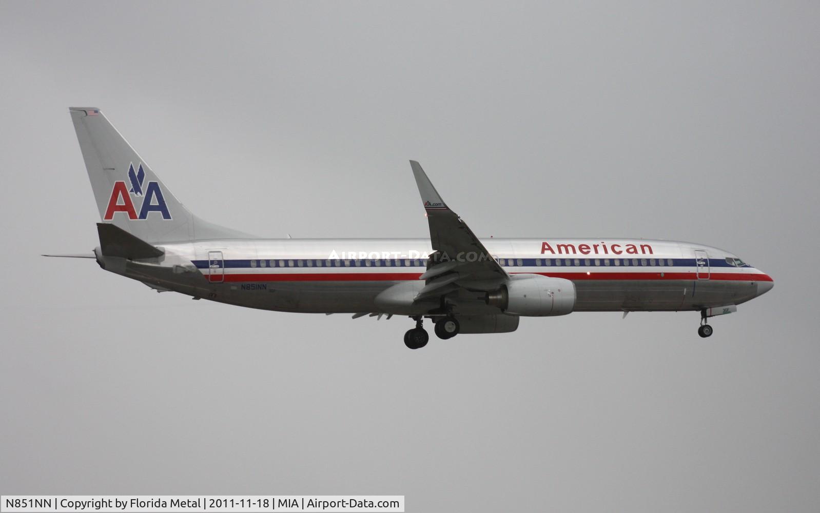 N851NN, 2010 Boeing 737-823 C/N 29556, American 737
