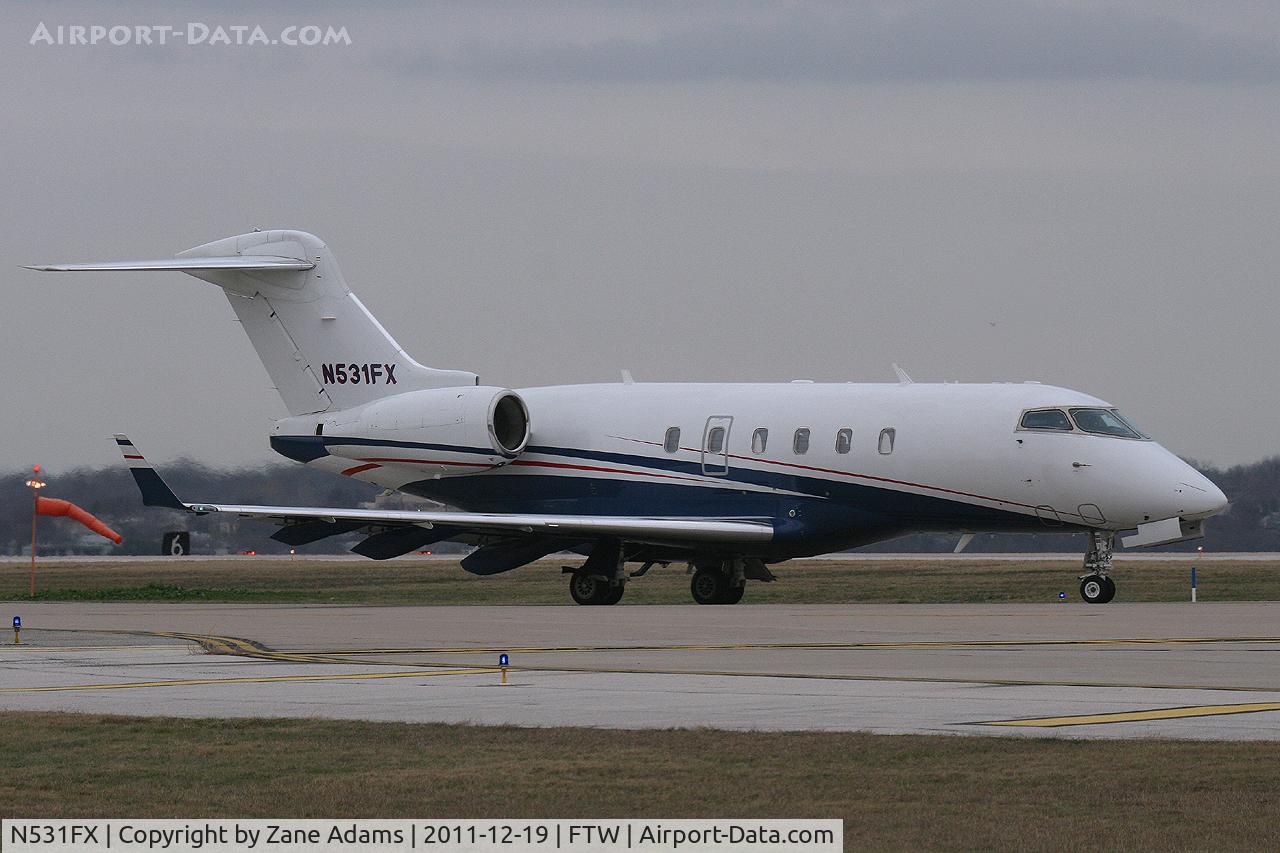 N531FX, 2007 Bombardier Challenger 300 (BD-100-1A10) C/N 20150, At Meacham Field - Fort Worth, TX