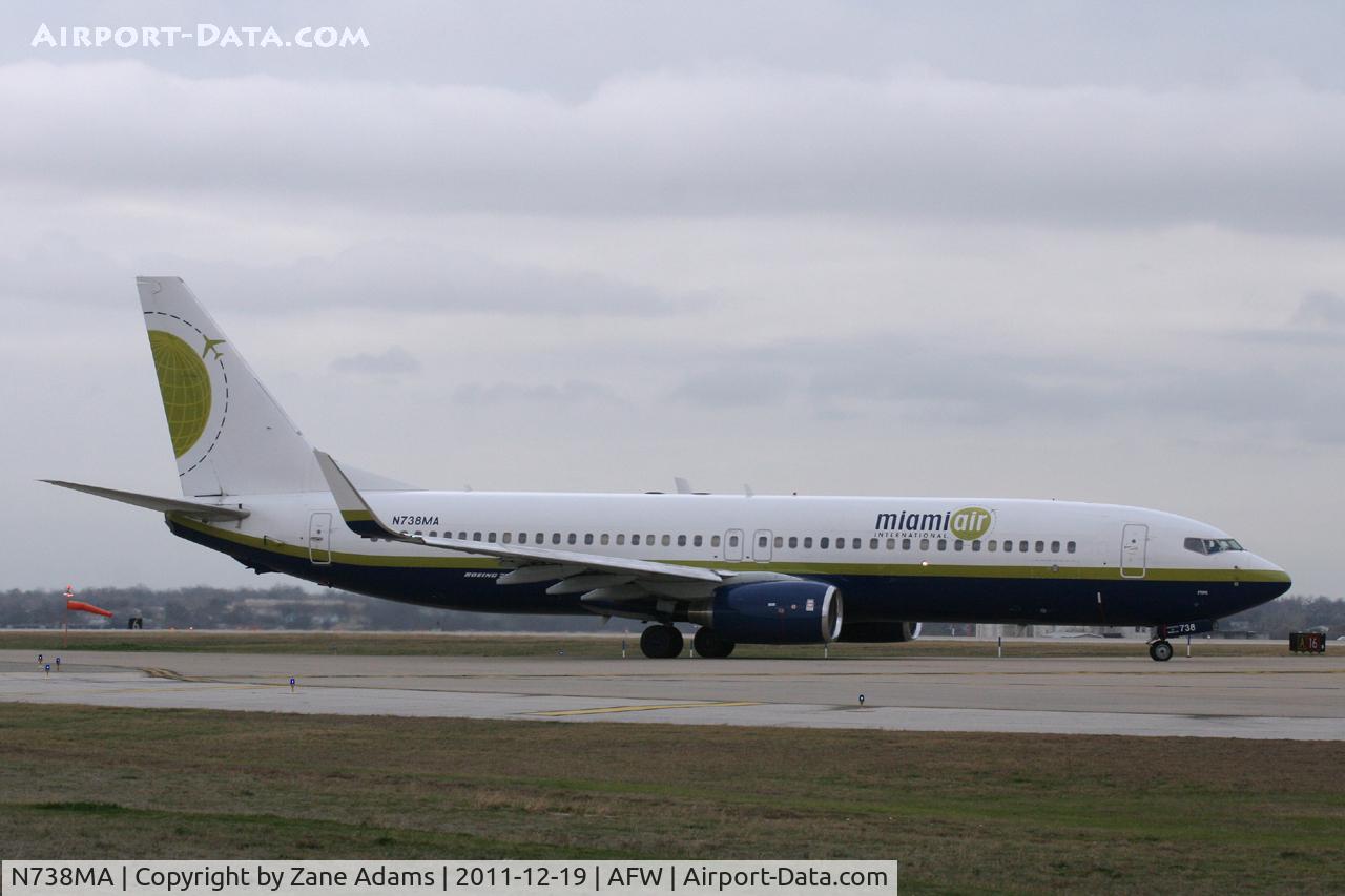 N738MA, 2004 Boeing 737-8Q8 C/N 32799, At Meacham Field - Fort Worth, TX