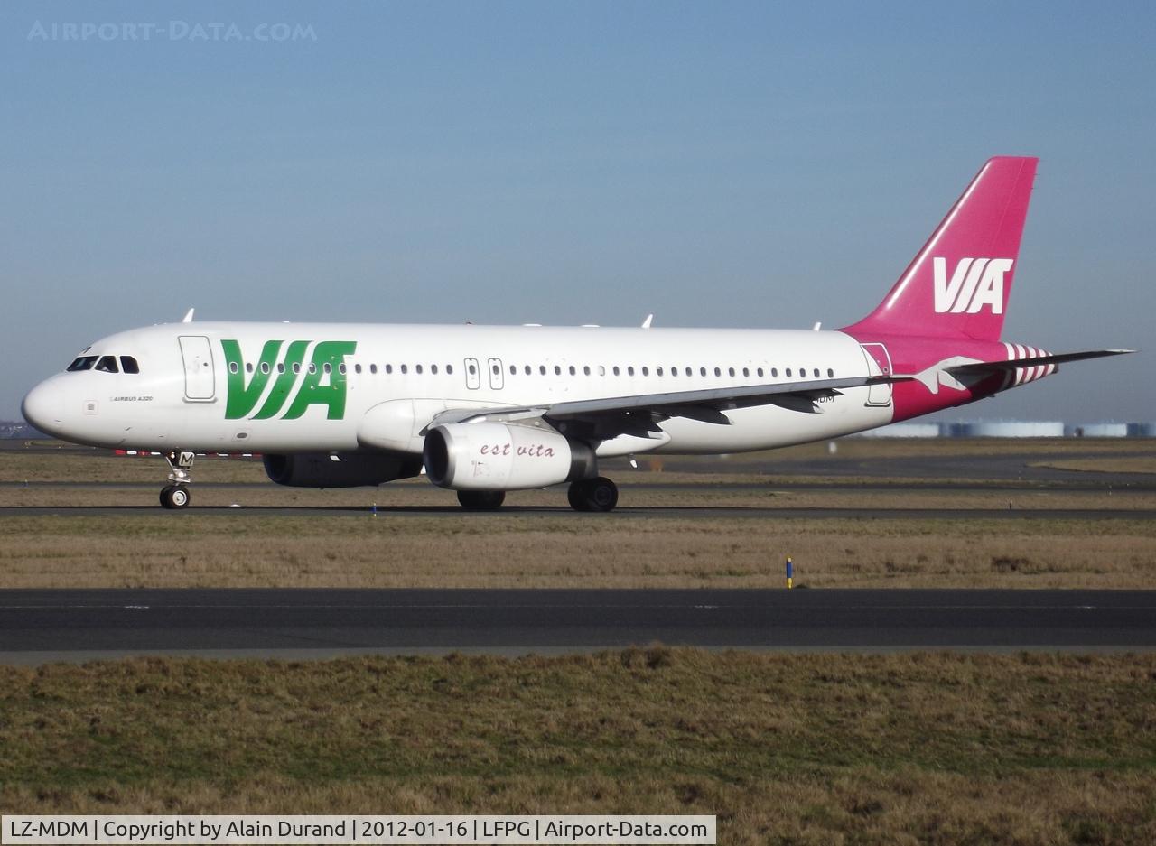 LZ-MDM, 2006 Airbus A320-214 C/N 2804, was contracted by Air Moldova