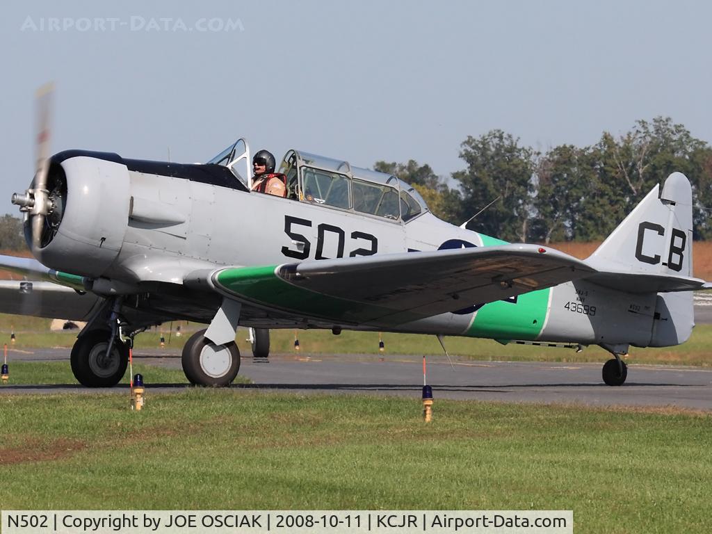 N502, 1941 North American SNJ-5 Texan Texan C/N 43689, at Culpeper