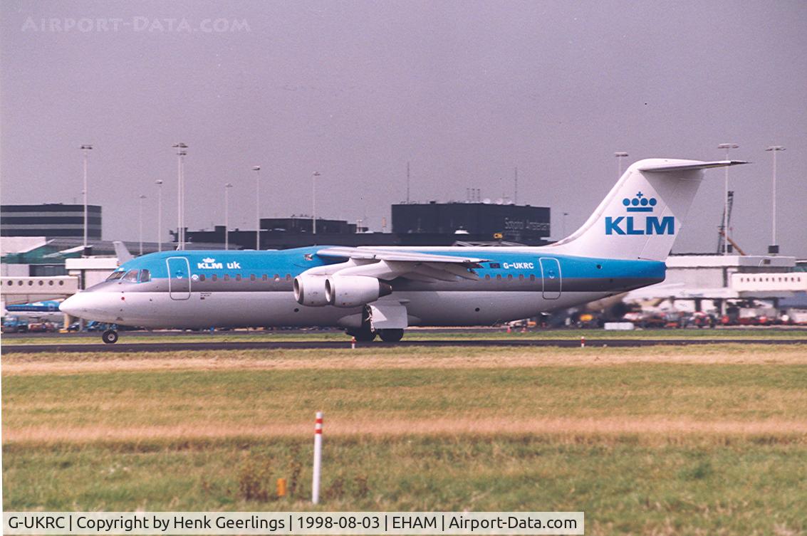 G-UKRC, 1990 British Aerospace BAe.146-300 C/N E3158, KLM UK