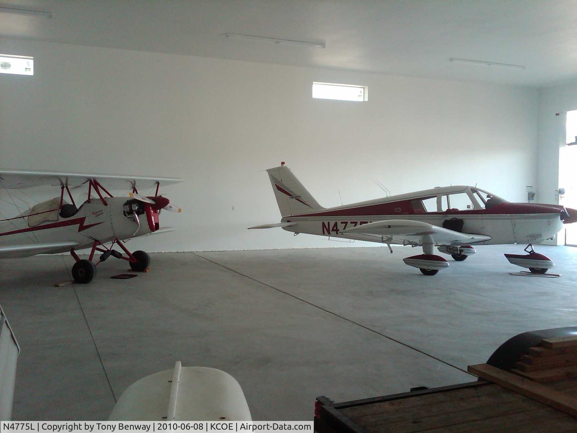 N4775L, 1967 Piper PA-28-180 C/N 28-4109, In my hangar