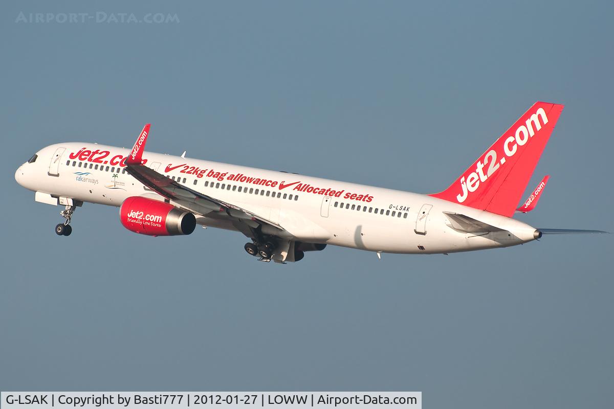 G-LSAK, 1996 Boeing 757-23N C/N 27973, rakairways@Vienna
