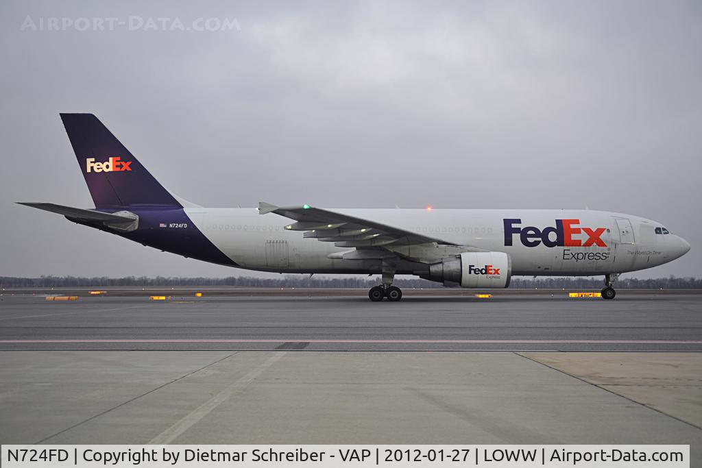 N724FD, 1989 Airbus A300B4-622R C/N 530, Fedex Airbus A300-600