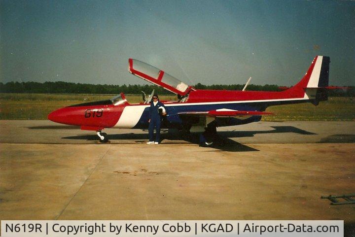 N619R, PZL-Mielec TS-11 Iskra C/N 1H0619, Pilot Richard L. Matule standing beside the TS 11 Iskra