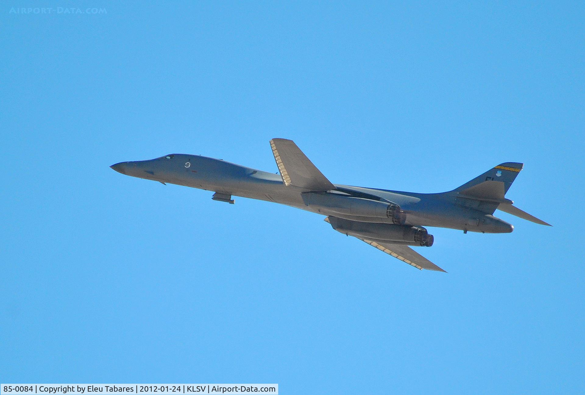 85-0084, 1985 Rockwell B-1B Lancer C/N 44, Taken during Red Flag Exercise at Nellis Air Force Base, Nevada.