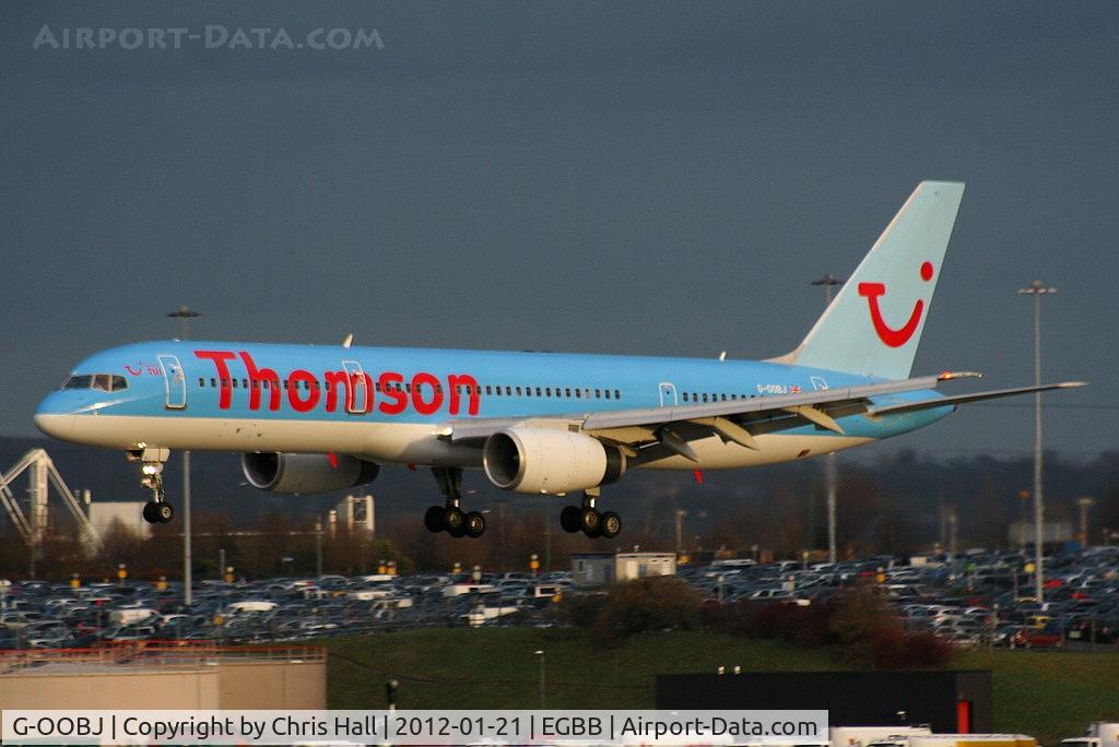 G-OOBJ, 1993 Boeing 757-2B7 C/N 27147, Thomson