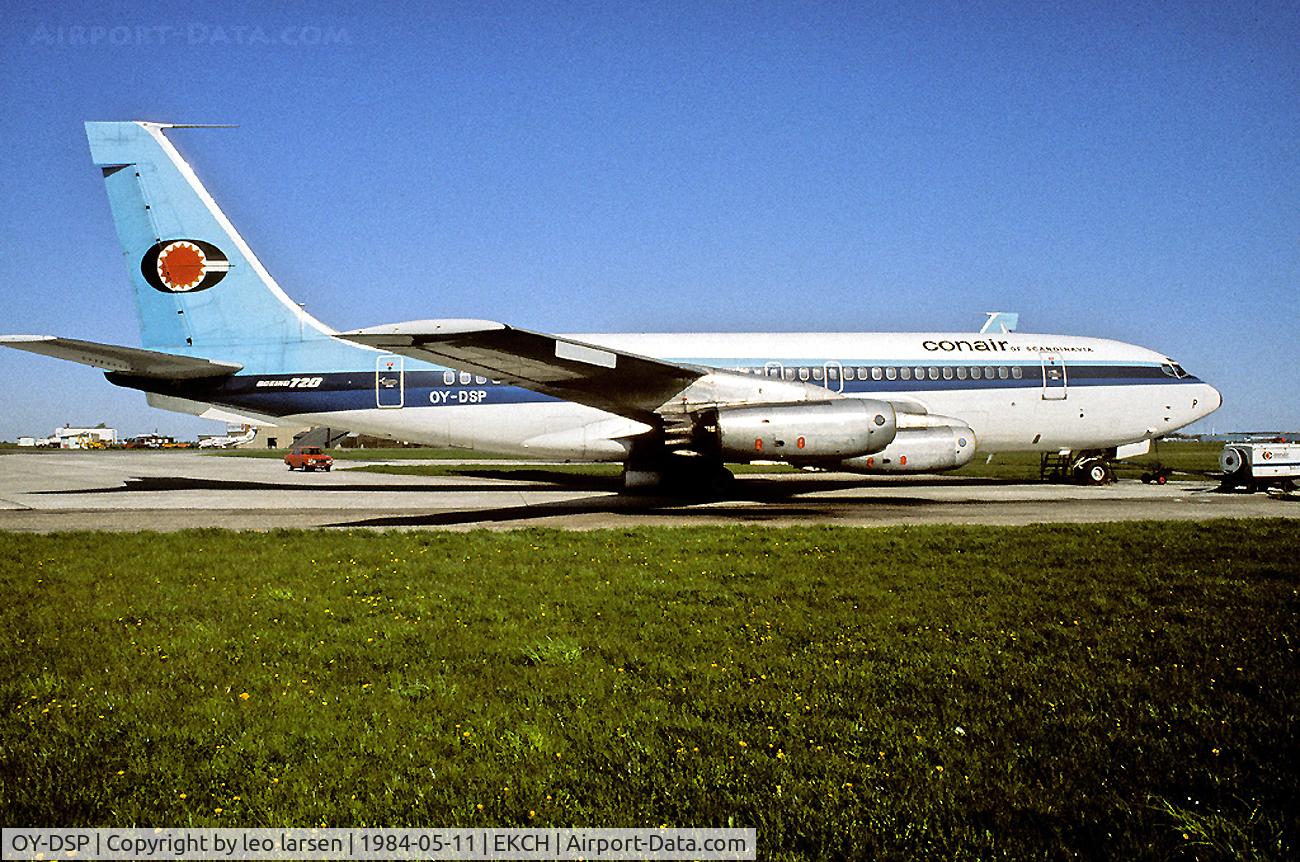 OY-DSP, 1961 Boeing 720-025 C/N 18241, Copenhagen Kastrup 11.5.84
