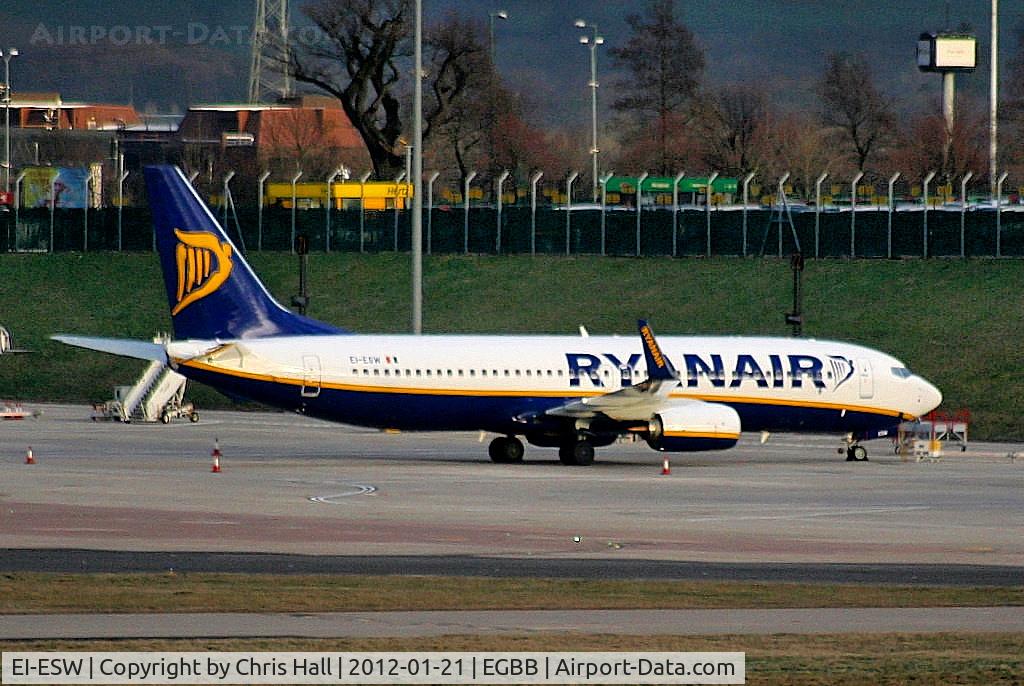 EI-ESW, 2011 Boeing 737-8AS C/N 34997, Ryanair