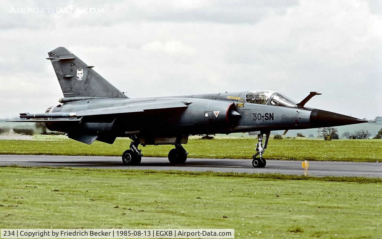 234, Dassault Mirage F.1C C/N 234, taxying to the active