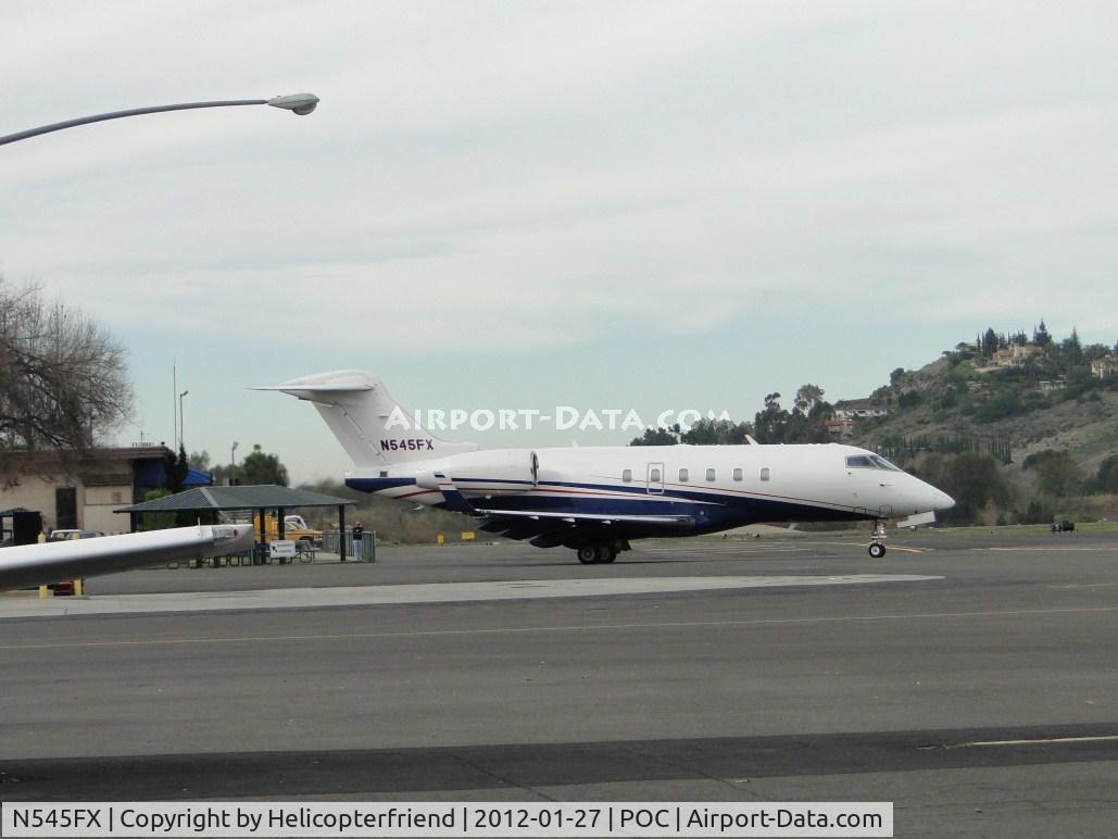 N545FX, 2010 Bombardier Challenger 300 (BD-100-1A10) C/N 20302, Taxiing out from transient parking
