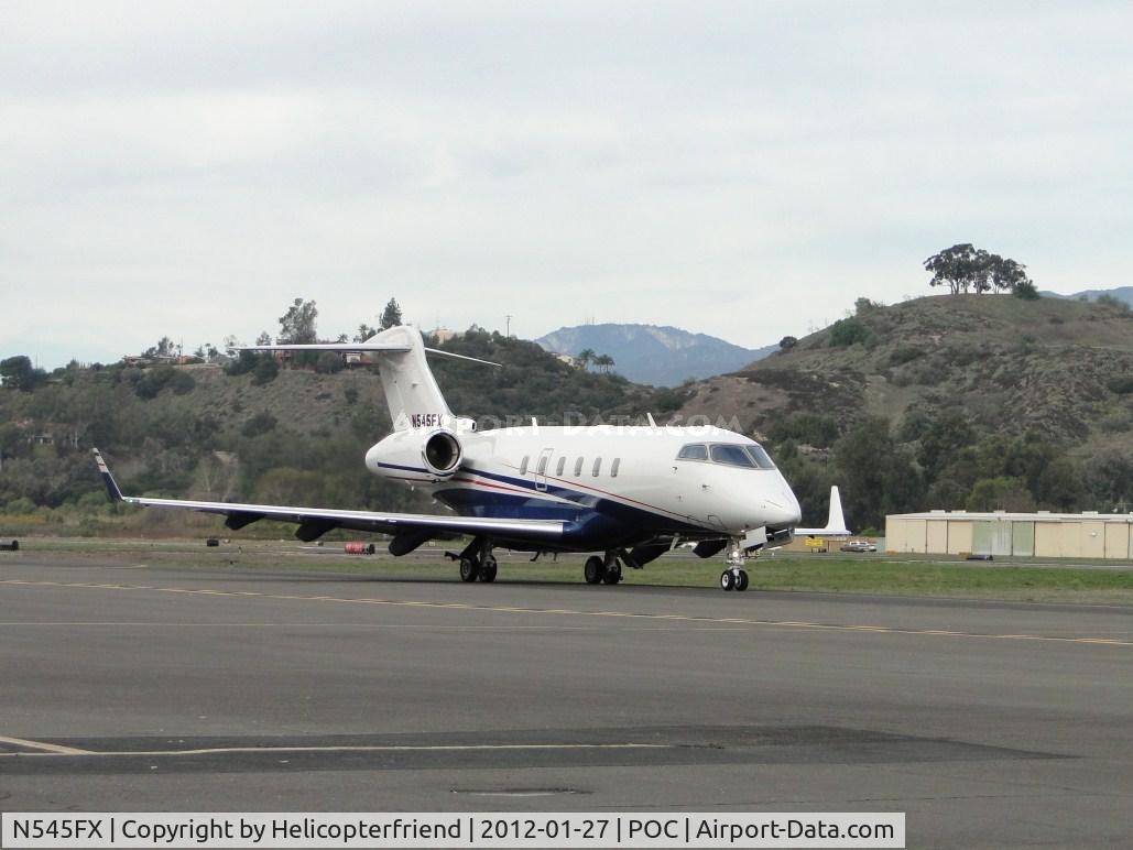 N545FX, 2010 Bombardier Challenger 300 (BD-100-1A10) C/N 20302, Entering taxiway Sierra heading for runway 26L