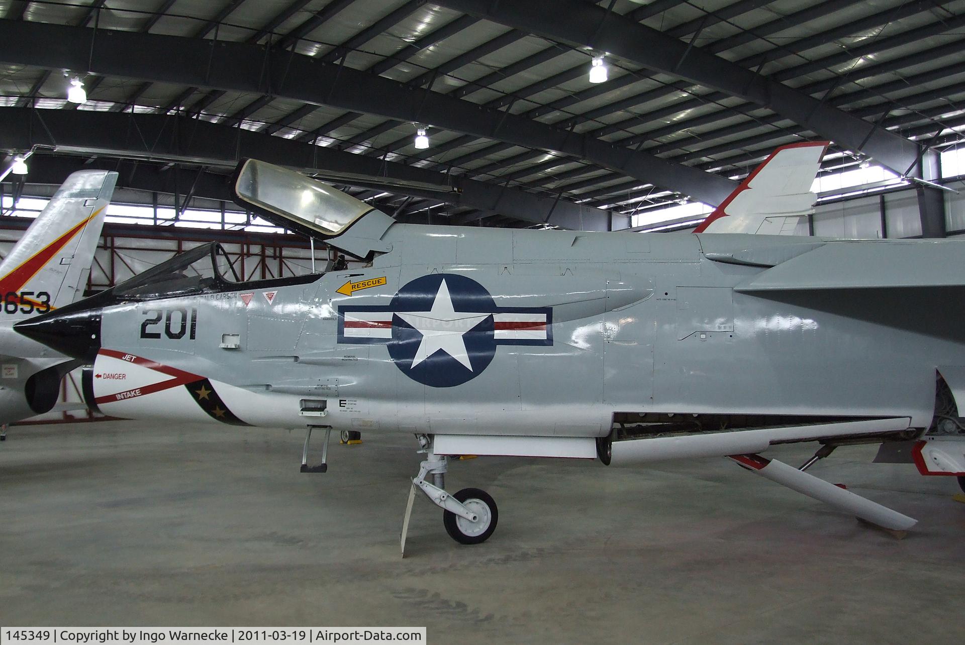 145349, Vought F-8A Crusader C/N Not found 145349, Vought F-8A Crusader at the Pueblo Weisbrod Aircraft Museum, Pueblo CO