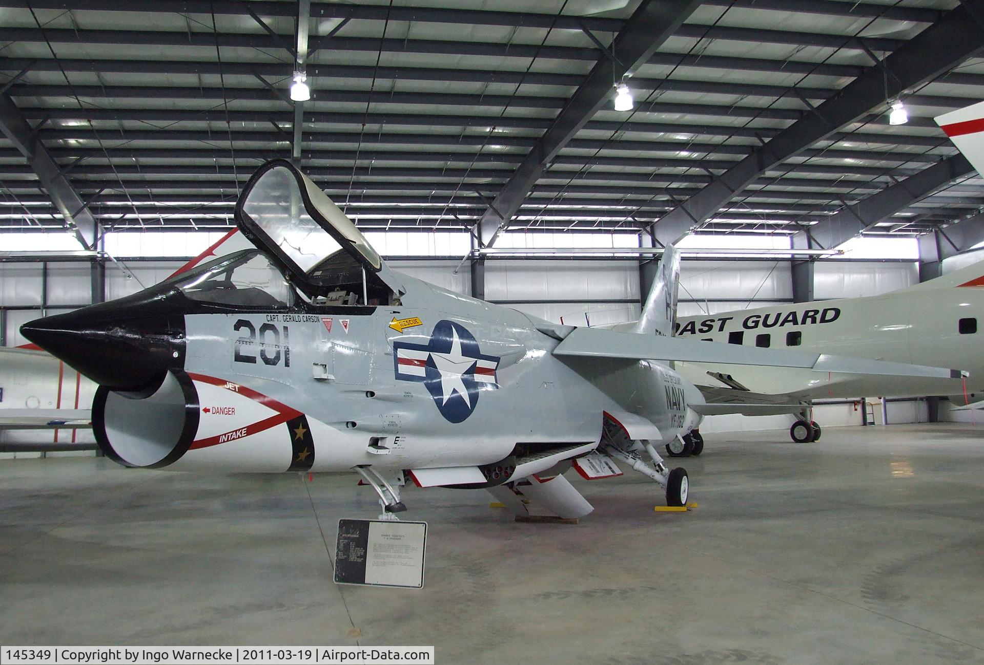 145349, Vought F-8A Crusader C/N Not found 145349, Vought F-8A Crusader at the Pueblo Weisbrod Aircraft Museum, Pueblo CO