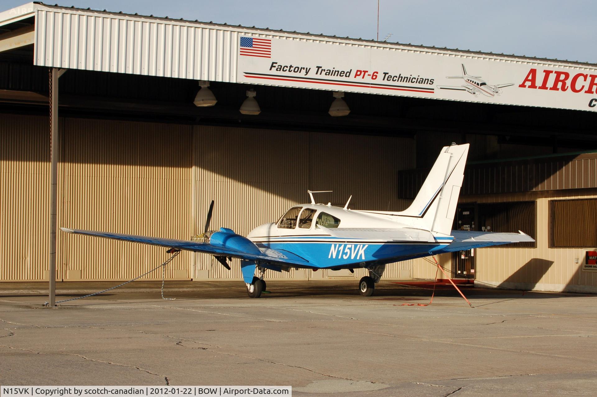 N15VK, 1970 Beech E-55 Baron C/N TE-805, 1970 Beech E55 N15VK at Bartow Municipal Airport, Bartow, FL