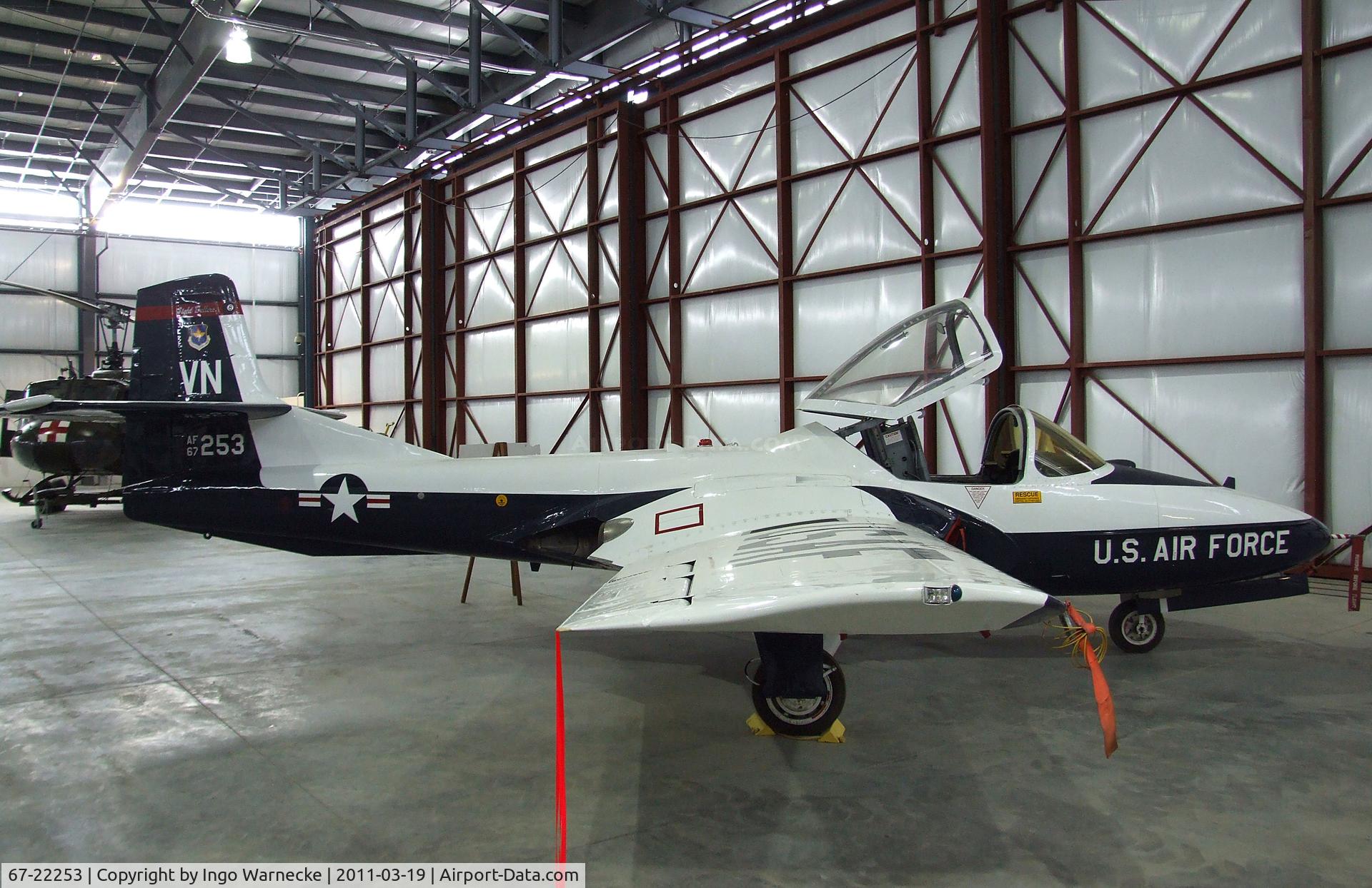 67-22253, 1967 Cessna T-37B Tweety Bird C/N 41062, Cessna T-37B at the Pueblo Weisbrod Aircraft Museum, Pueblo CO