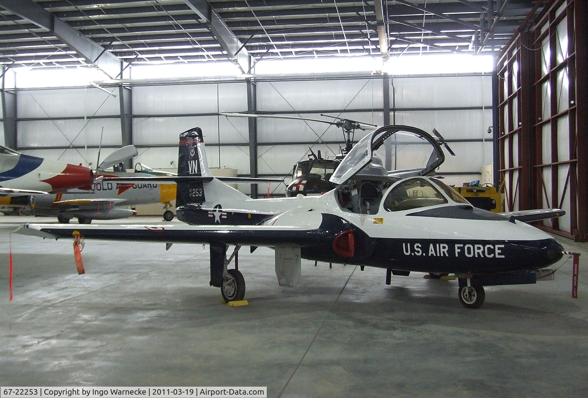 67-22253, 1967 Cessna T-37B Tweety Bird C/N 41062, Cessna T-37B at the Pueblo Weisbrod Aircraft Museum, Pueblo CO