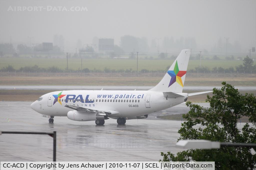 CC-ACD, 1985 Boeing 737-2K9 C/N 23404, Taxing to rwy