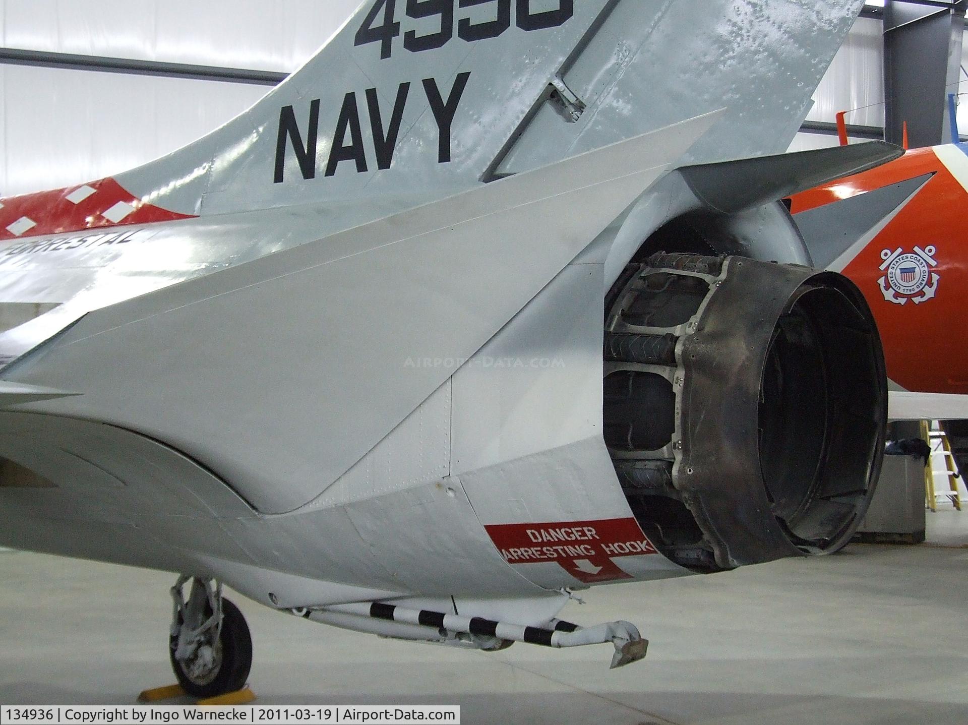 134936, Douglas F-6A Skyray C/N 10530, Douglas F4D-1 / F-6A Skyray at the Pueblo Weisbrod Aircraft Museum, Pueblo CO