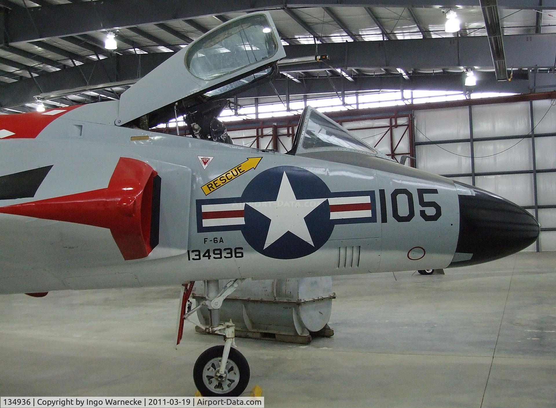 134936, Douglas F-6A Skyray C/N 10530, Douglas F4D-1 / F-6A Skyray at the Pueblo Weisbrod Aircraft Museum, Pueblo CO