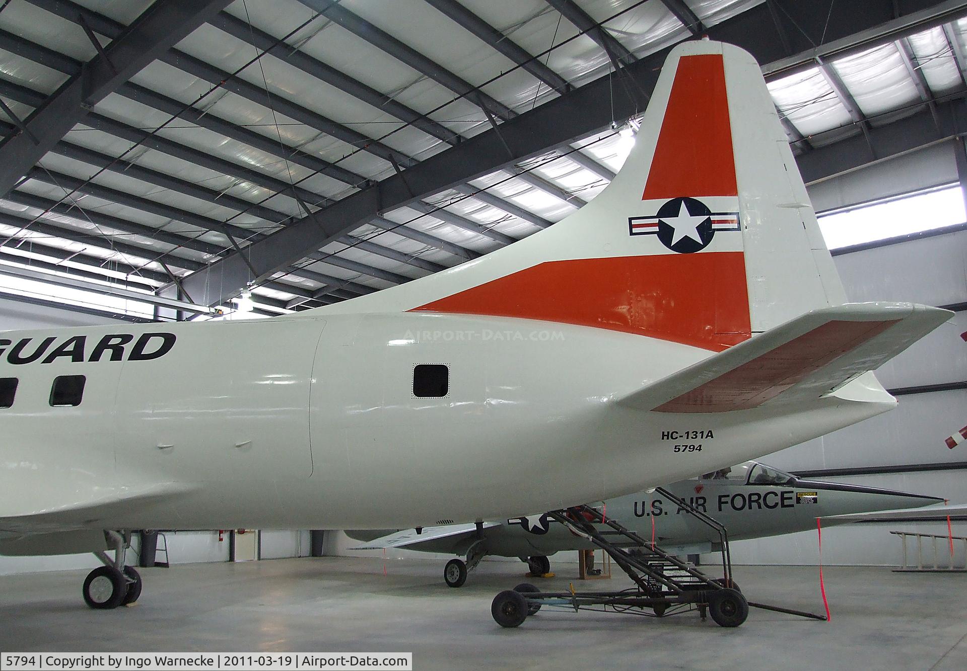 5794, 1952 Convair HC-131A (C-131A) Samaritan C/N 53-14, Convair HC-131A at the Pueblo Weisbrod Aircraft Museum, Pueblo CO