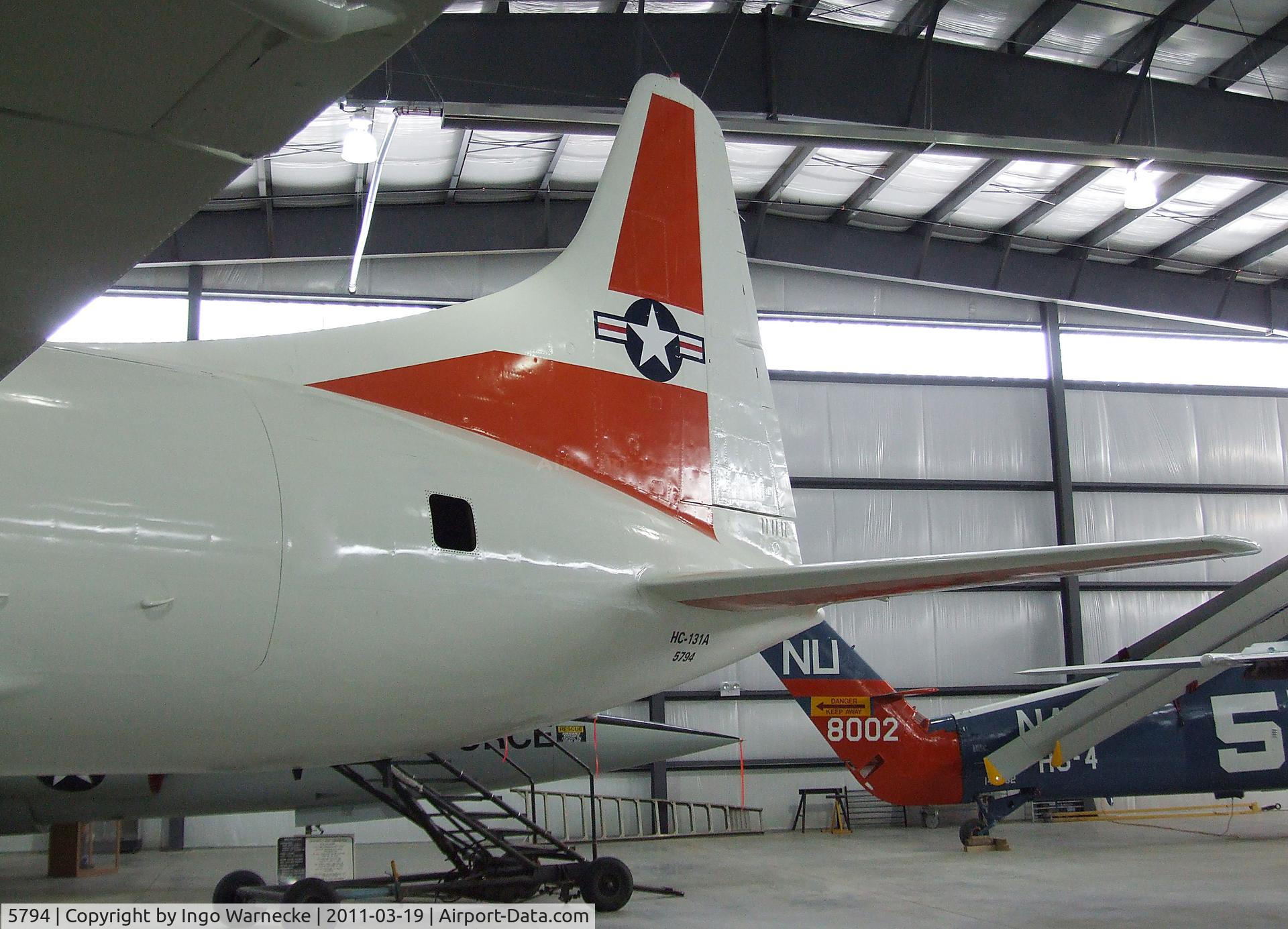5794, 1952 Convair HC-131A (C-131A) Samaritan C/N 53-14, Convair HC-131A at the Pueblo Weisbrod Aircraft Museum, Pueblo CO