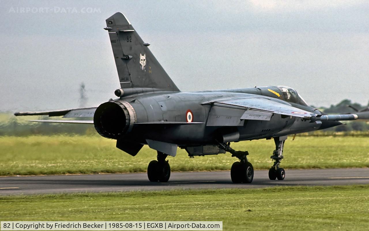 82, Dassault Mirage F.1C C/N 82, taxying to the active