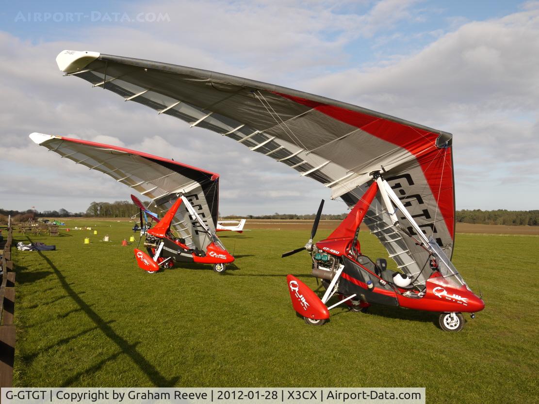 G-GTGT, 2005 P&M Aviation Quik GT450 C/N 8145, Parked at Northrepps.