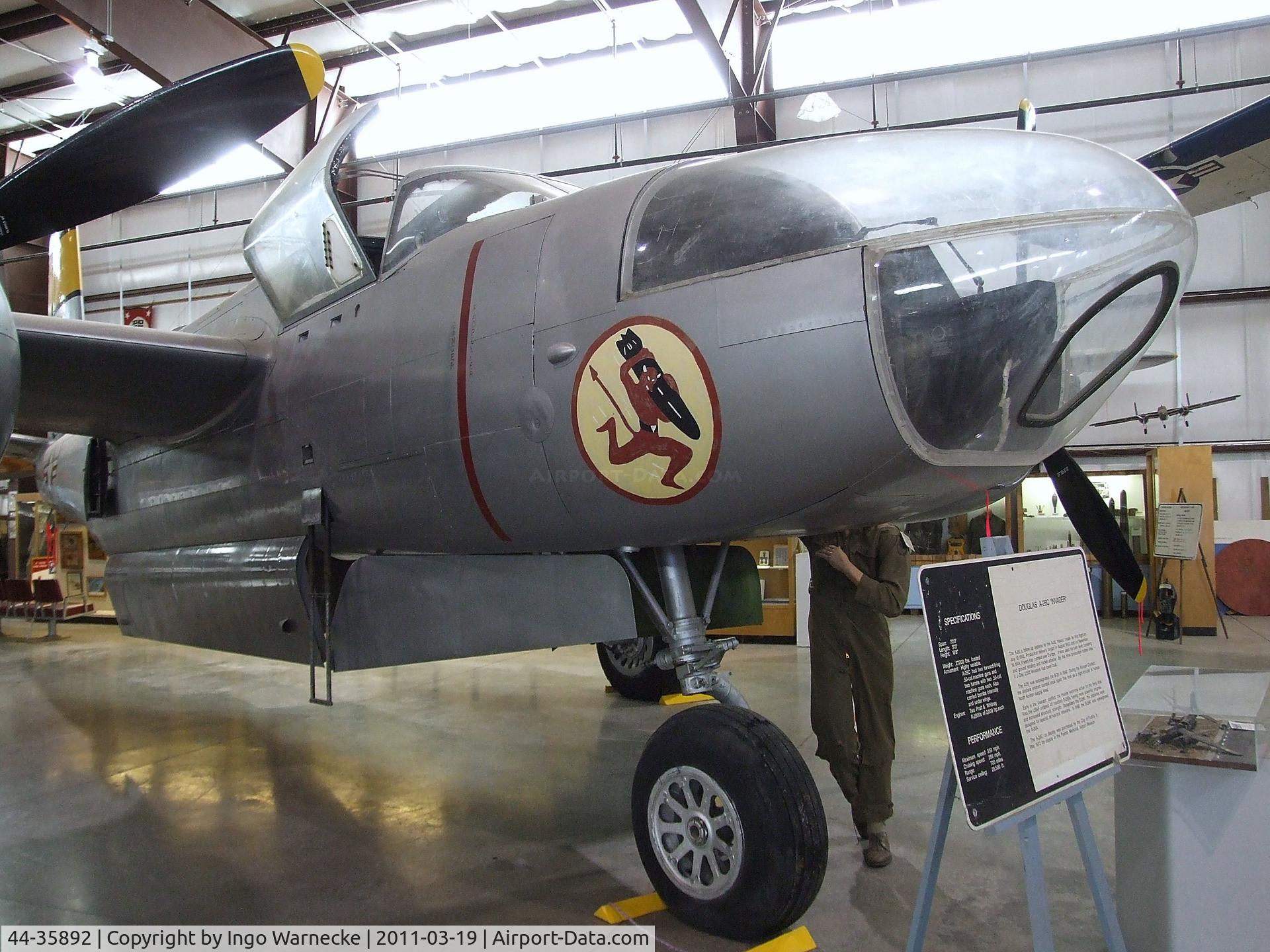 44-35892, 1944 Douglas A-26C Invader C/N 29171, Douglas A-26C Invader at the Pueblo Weisbrod Aircraft Museum, Pueblo CO