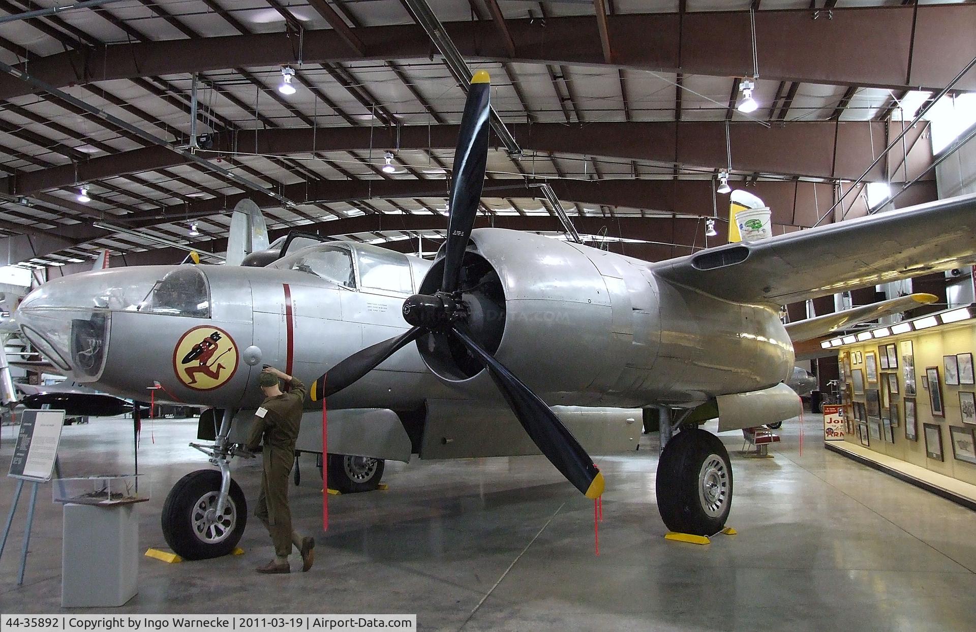 44-35892, 1944 Douglas A-26C Invader C/N 29171, Douglas A-26C Invader at the Pueblo Weisbrod Aircraft Museum, Pueblo CO