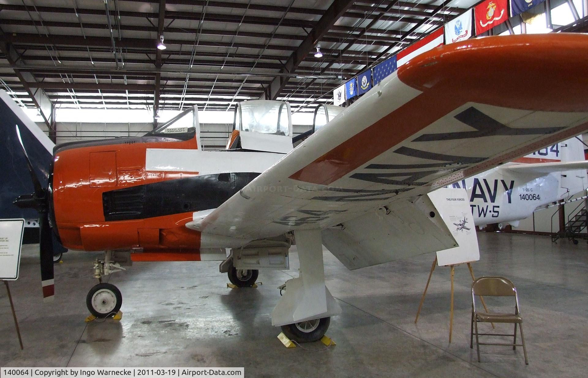 140064, North American T-28C Trojan Trojan C/N 226-12, North American T-28C Trojan at the Pueblo Weisbrod Aircraft Museum, Pueblo CO