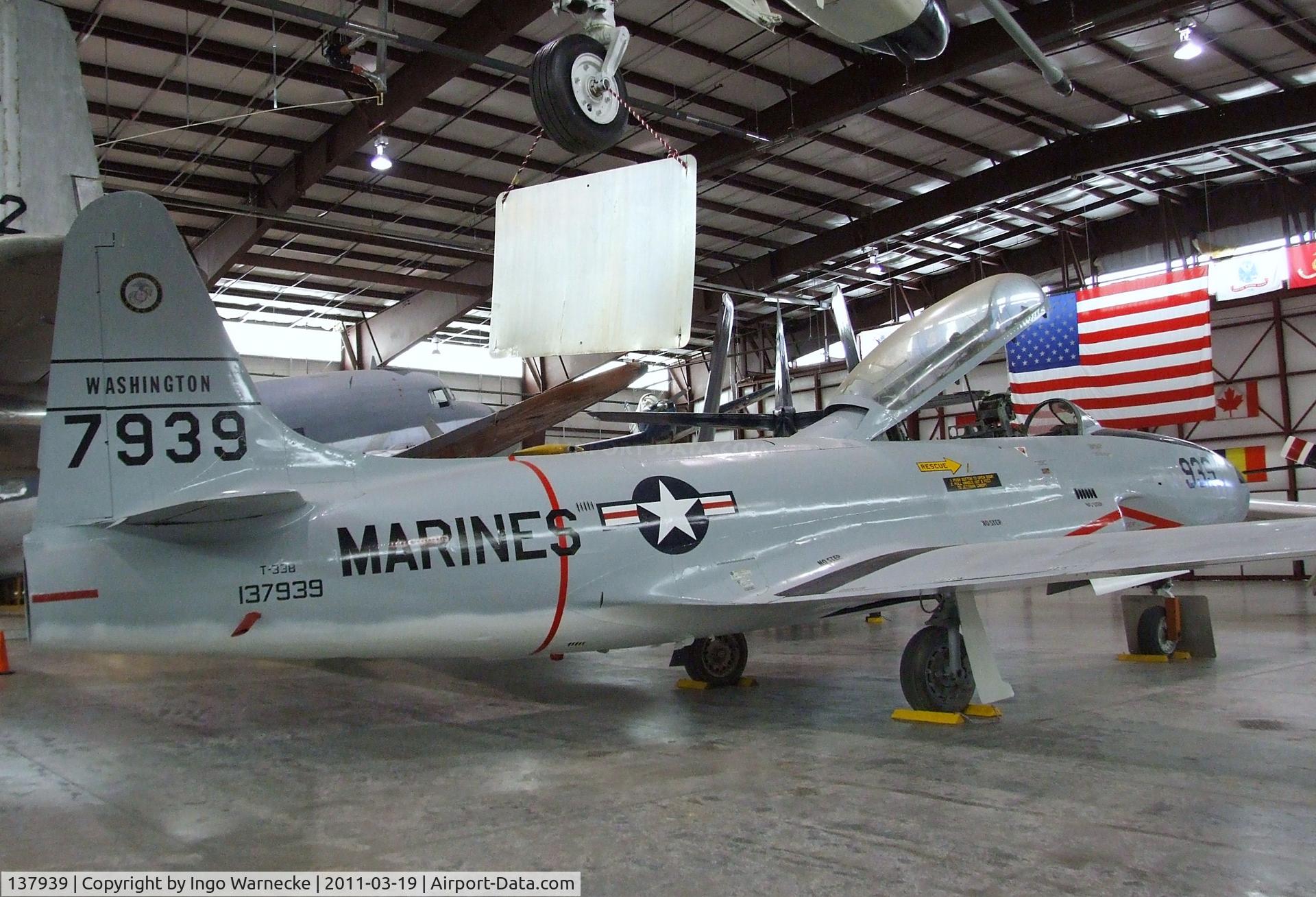 137939, Lockheed T-33B Shooting Star C/N 137939, Lockheed T-33B at the Pueblo Weisbrod Aircraft Museum, Pueblo CO