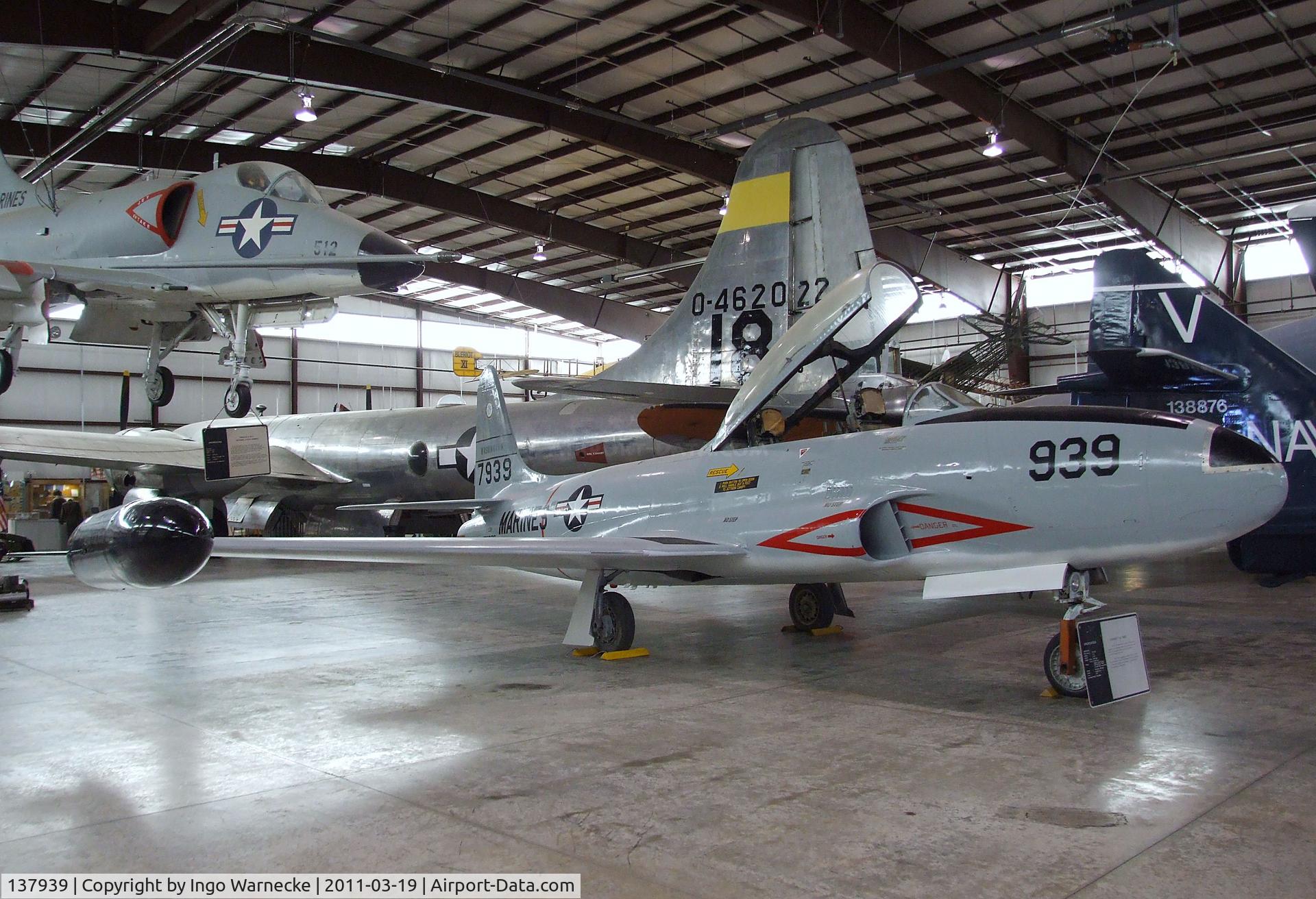 137939, Lockheed T-33B Shooting Star C/N 137939, Lockheed T-33B at the Pueblo Weisbrod Aircraft Museum, Pueblo CO