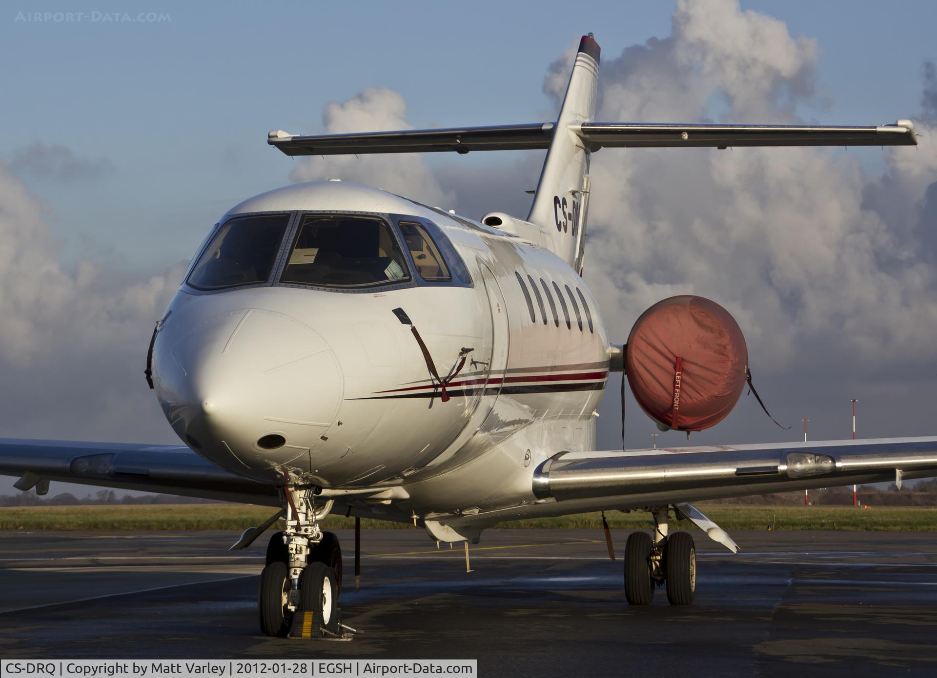 CS-DRQ, 2006 Raytheon Hawker 800XP C/N 258783, Sat on stand at SaxonAir.