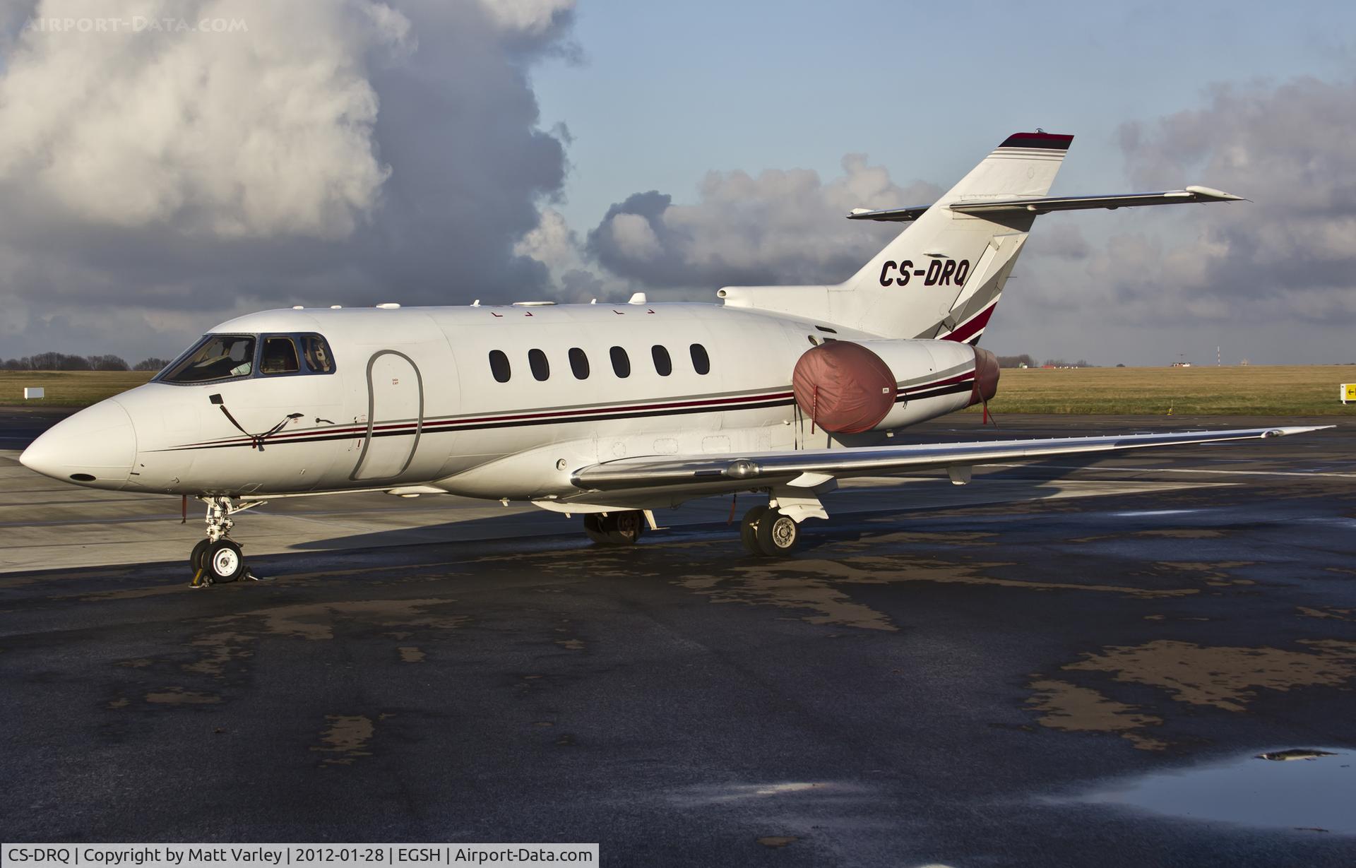 CS-DRQ, 2006 Raytheon Hawker 800XP C/N 258783, Sat on stand at SaxonAir.