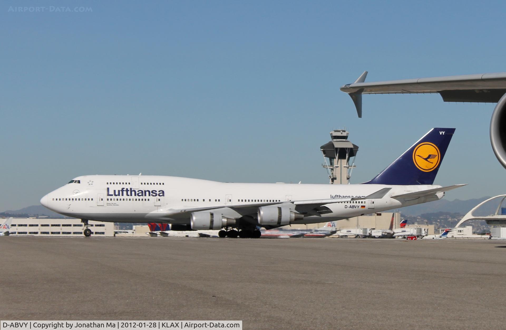 D-ABVY, 2000 Boeing 747-430 C/N 29869, Lufthansa 744 with Qantas A380 winglet