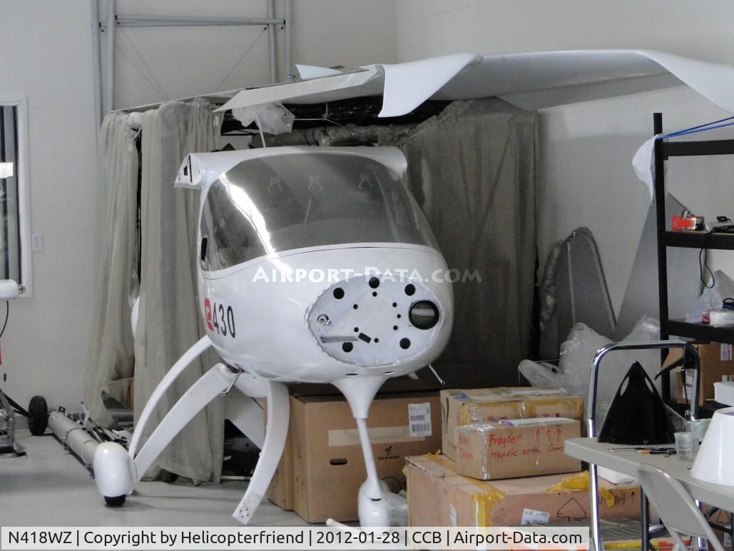 N418WZ, Yuneec E430 C/N YN-E430-0004, Has been dismantled, hangered, and is currently obsolete pending new design