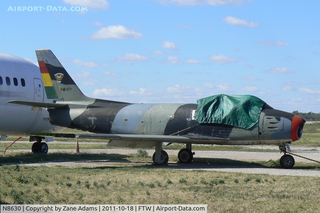N8630, North American F-86F Sabre C/N 191-385 (52-4689), At the Vintage Flying Museum - Fort Worth, TX