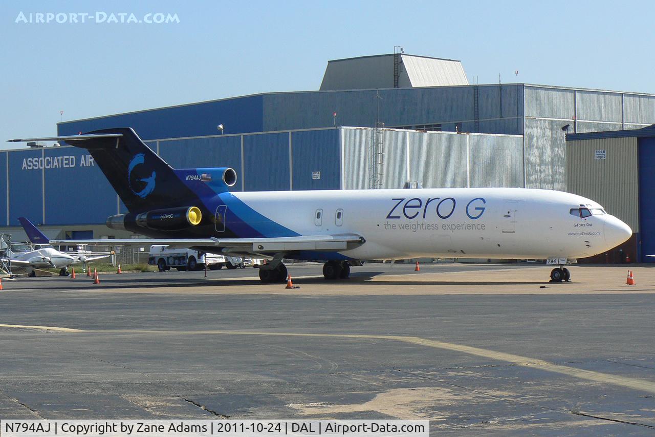 N794AJ, 1976 Boeing 727-227 C/N 21243, Zero-G 727 at Dallas Love Field