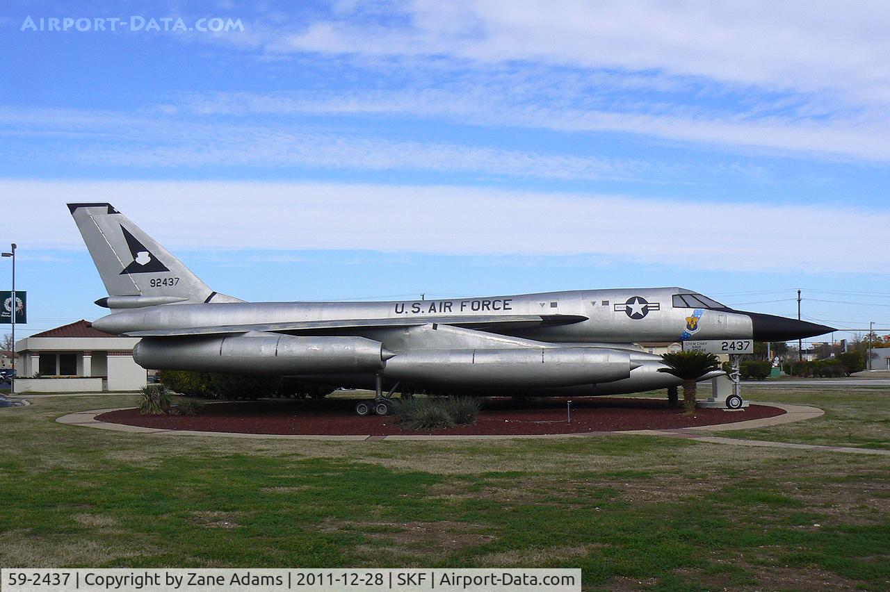 59-2437, 1959 Convair B-58A Hustler C/N 40, At Kelly Field - San Antonio, TX