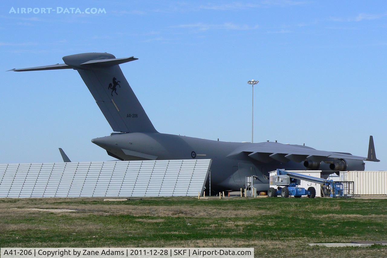 A41-206, 2007 Boeing C-17A Globemaster III C/N F-166/AUS-1, At Kelly Field - San Antonio, TX