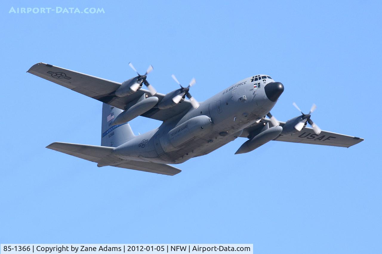 85-1366, 1985 Lockheed C-130H Hercules C/N 382-5081, At NAS Fort Worth