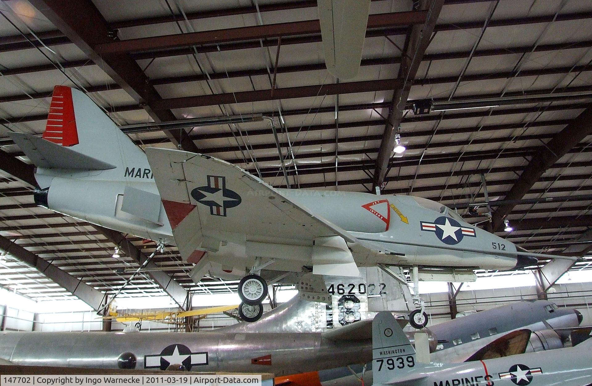 147702, Douglas A-4C Skyhawk C/N 12466, Douglas A-4C (A4D-2N) Skyhawk at the Pueblo Weisbrod Aircraft Museum, Pueblo CO