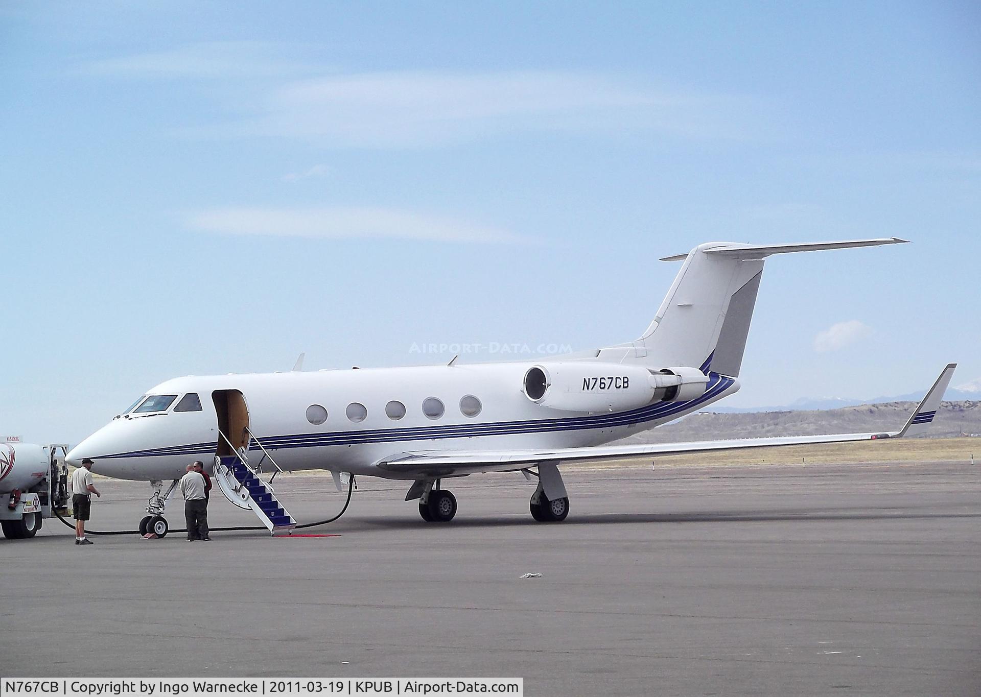 N767CB, 1983 Gulfstream Aerospace G-1159A Gulfstream III C/N 397, Gulfstream G-1159A Gulfstream III at Pueblo Memorial airport, Pueblo CO